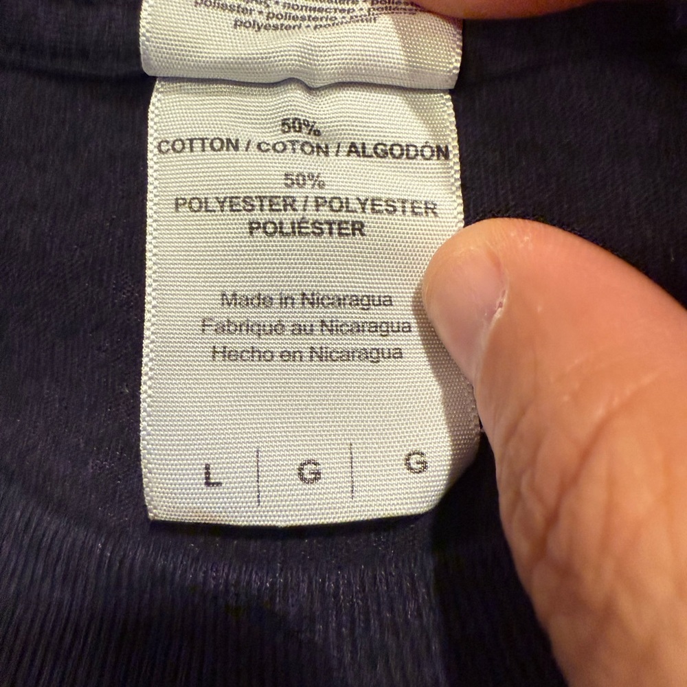 Casa Montez TShirt  Mens Large purple Replacement Employee Work Uniform Workwear - Picture 5 of 9